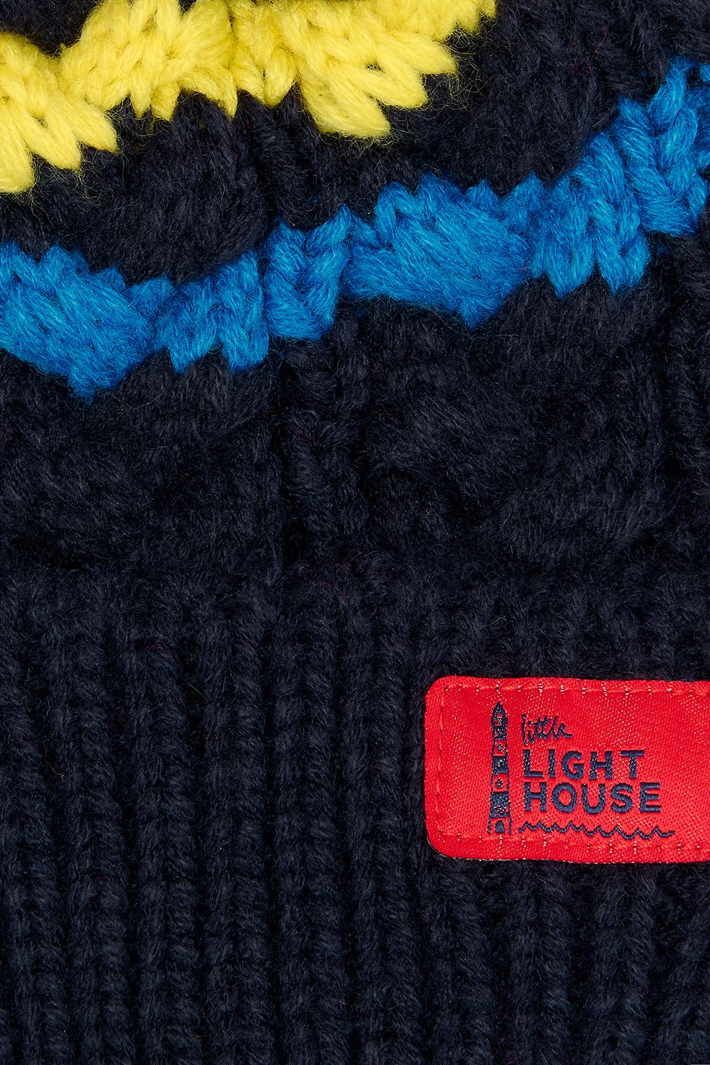 Bobbie Bobble Hat - Navy Red - Lighthouse