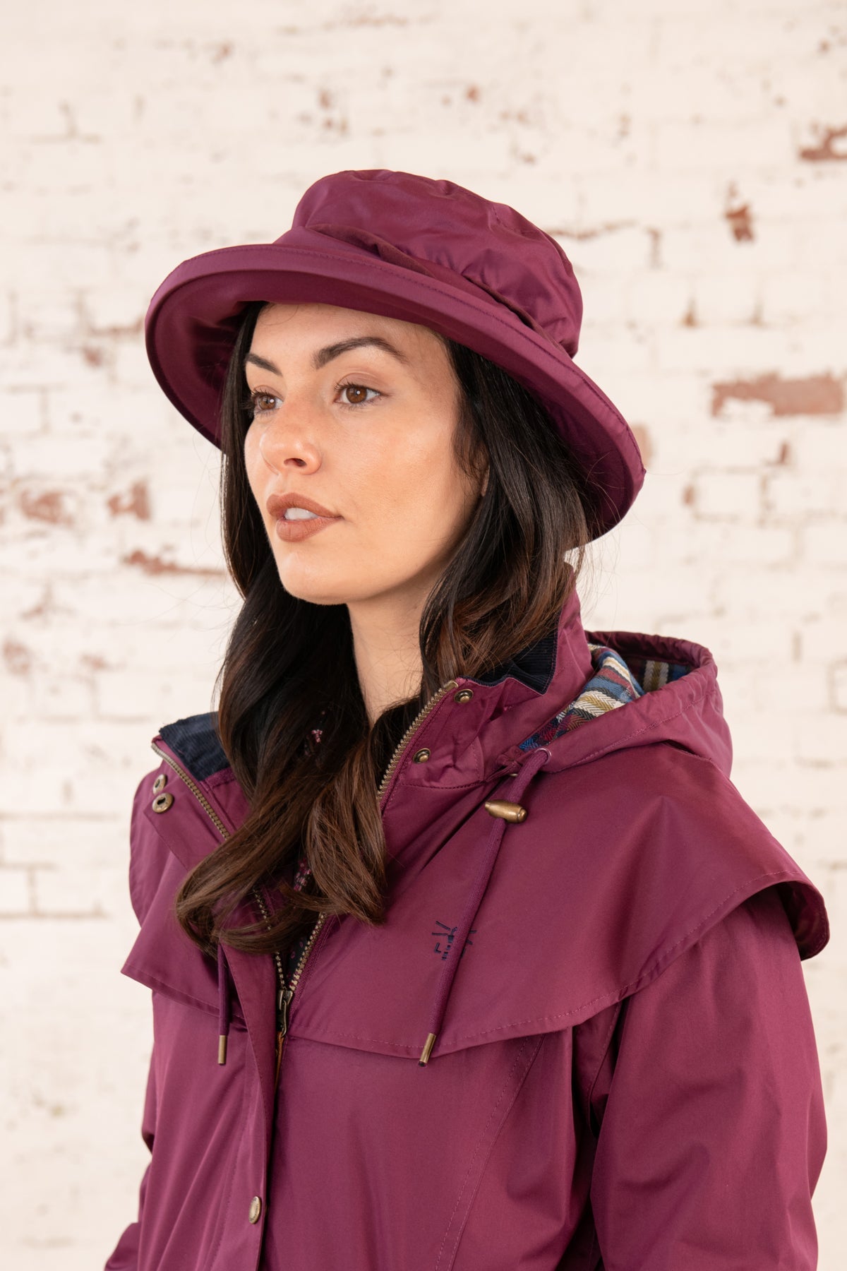 Canterbury Cloche Hat - Plum-Lighthouse