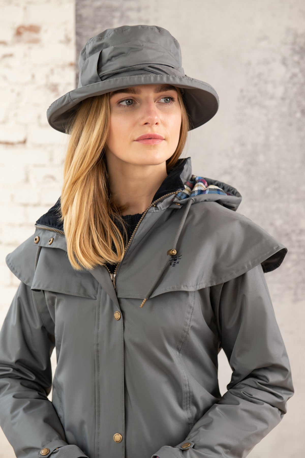 Canterbury Cloche Hat - Urban Grey-Lighthouse