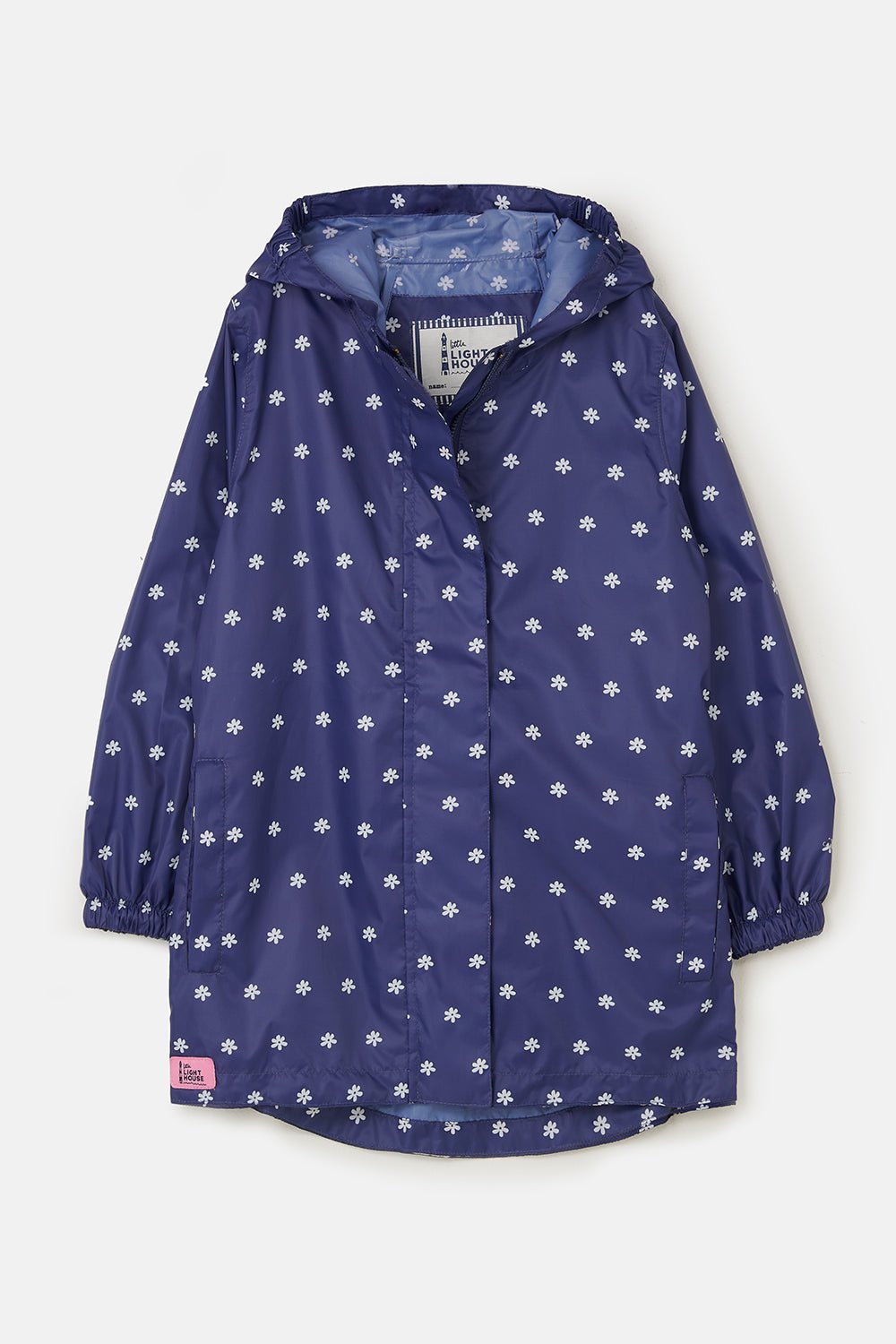 Cara Kids Rain Parka - Navy Floral-Lighthouse