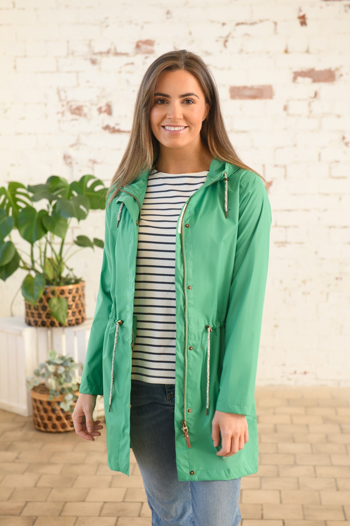 Cara Rain Parka - Seagrass - Lighthouse