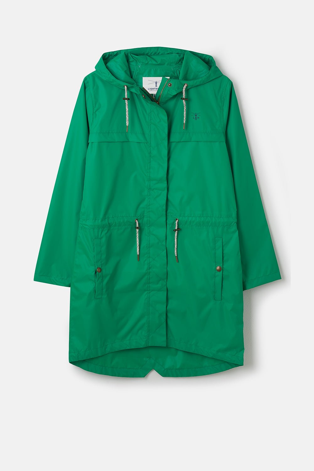 Cara Rain Parka - Seagrass-Lighthouse