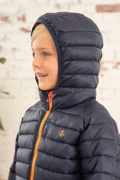 Carter Coat - Navy Orange-Lighthouse