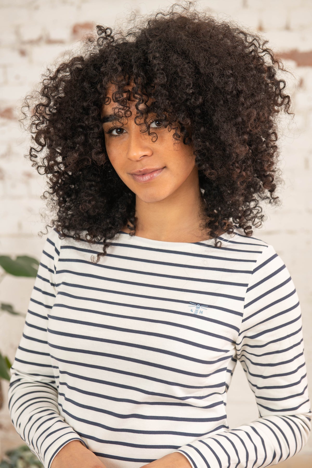 Causeway Breton Top - Cloud Midnight Stripe - Lighthouse