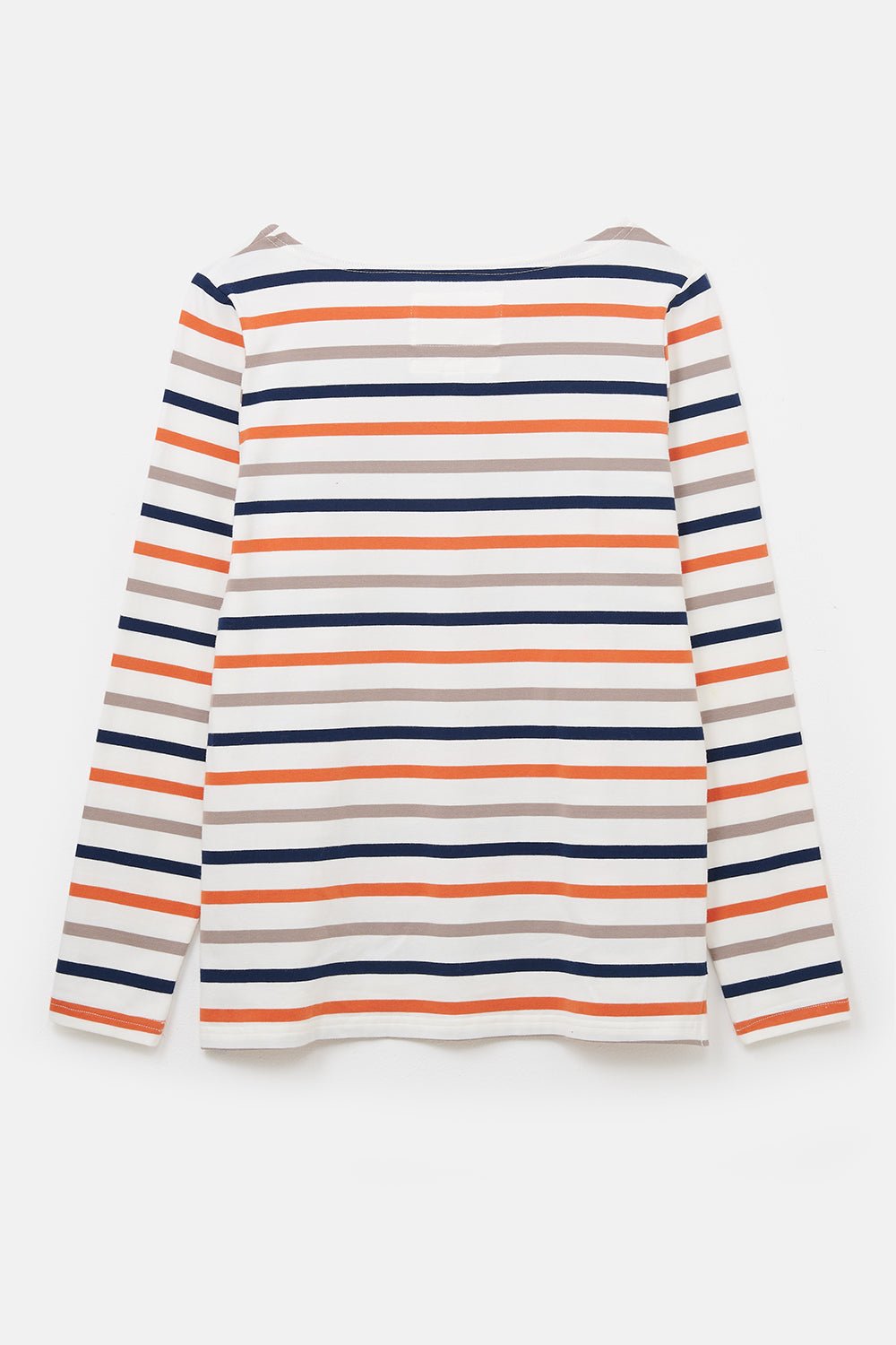 Causeway Breton Top - Mocha Orange Stripe-Lighthouse