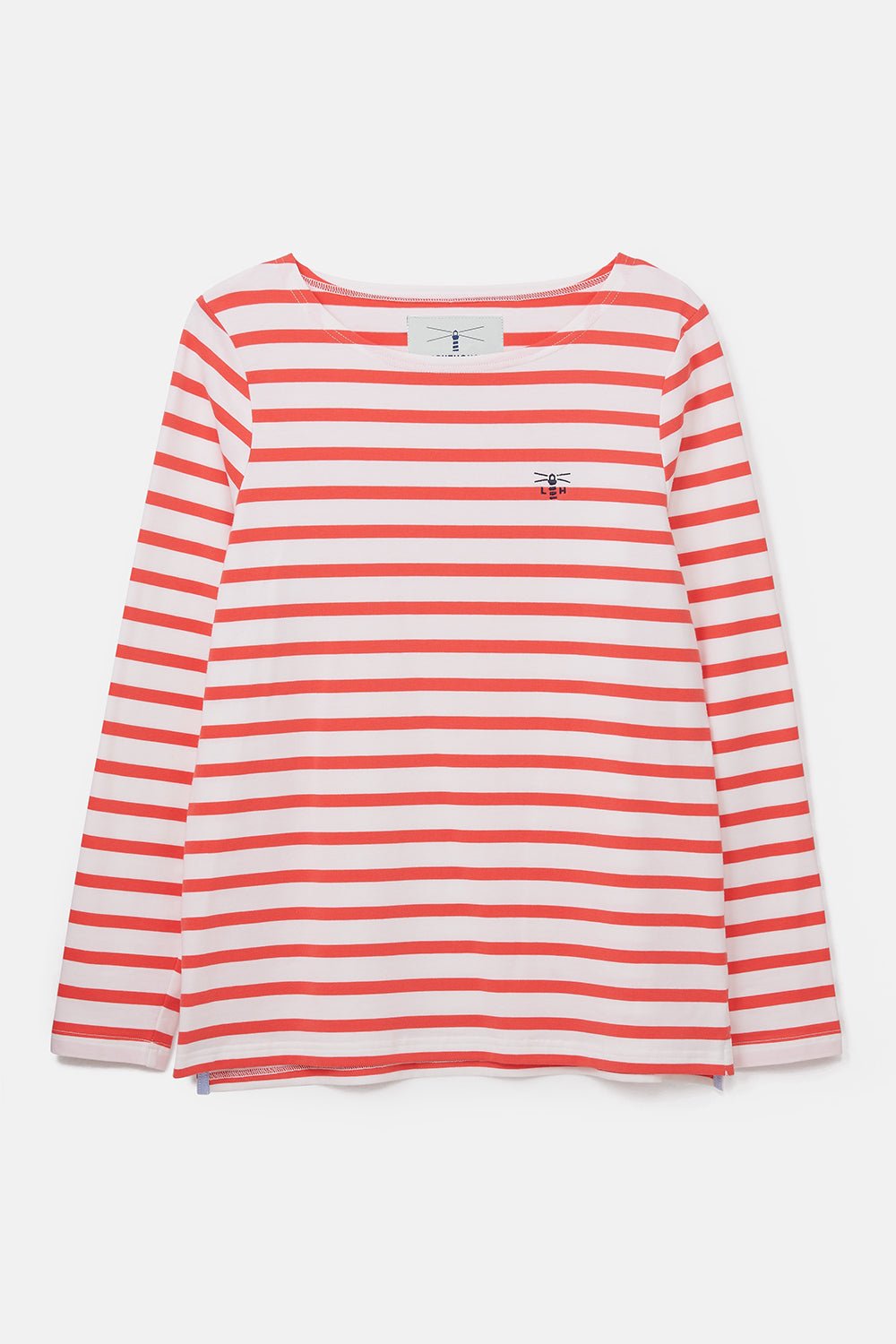 Causeway Breton Top - Watermelon Stripe Lighthouse