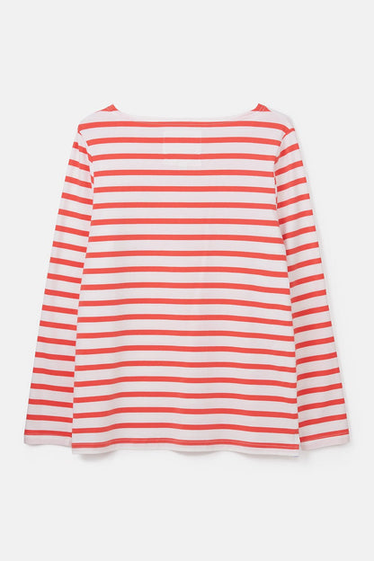 Causeway Breton Top - Watermelon Stripe Lighthouse