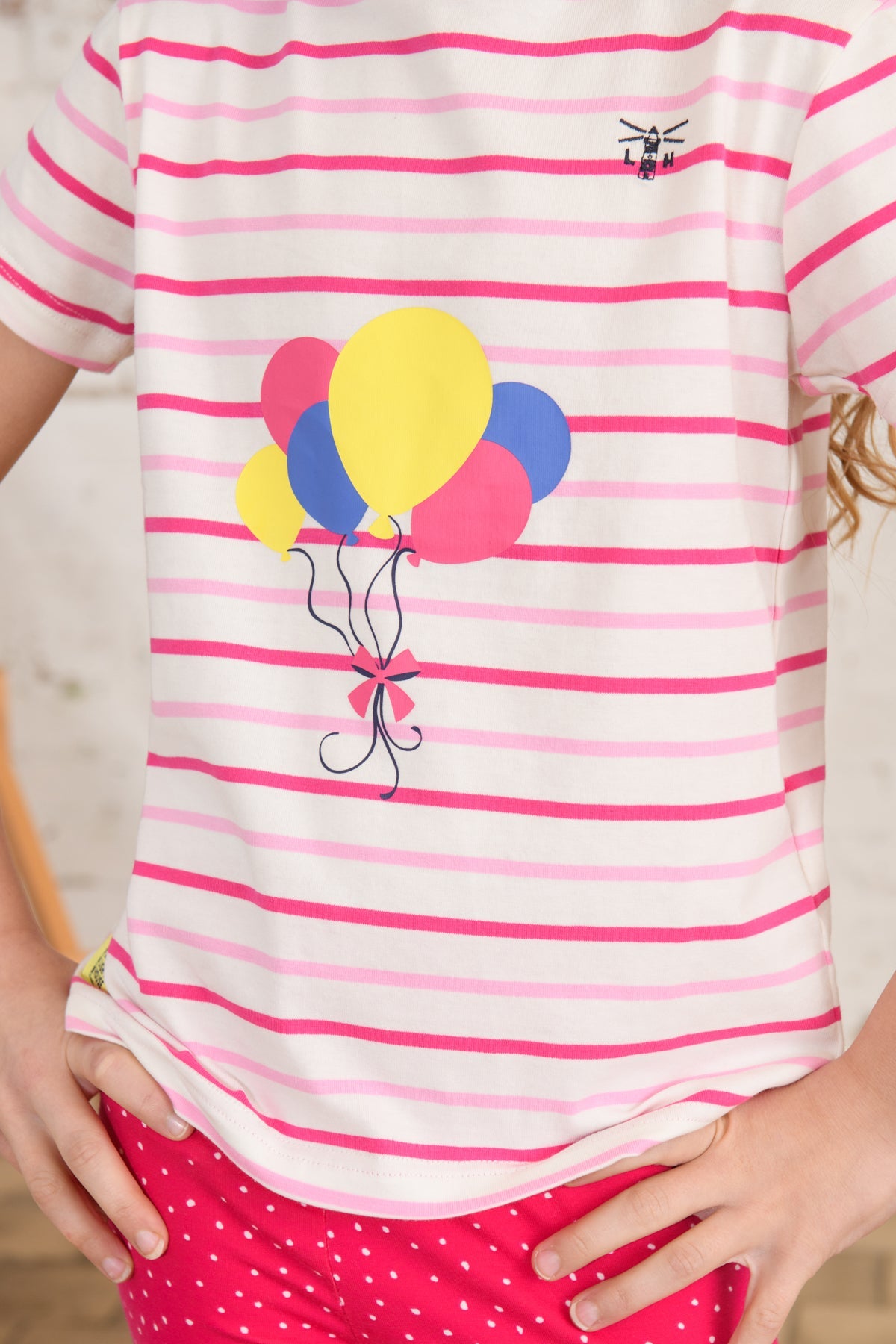 Causeway Short Sleeve - Balloon Print-Lighthouse