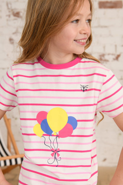 Causeway Short Sleeve - Balloon Print-Lighthouse