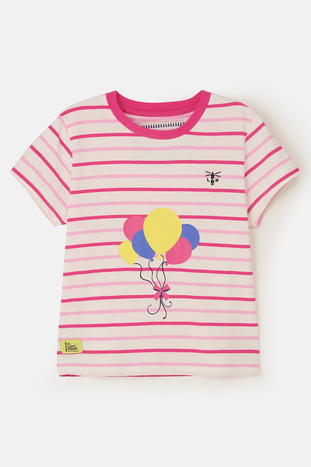 Causeway Short Sleeve - Balloon Print-Lighthouse