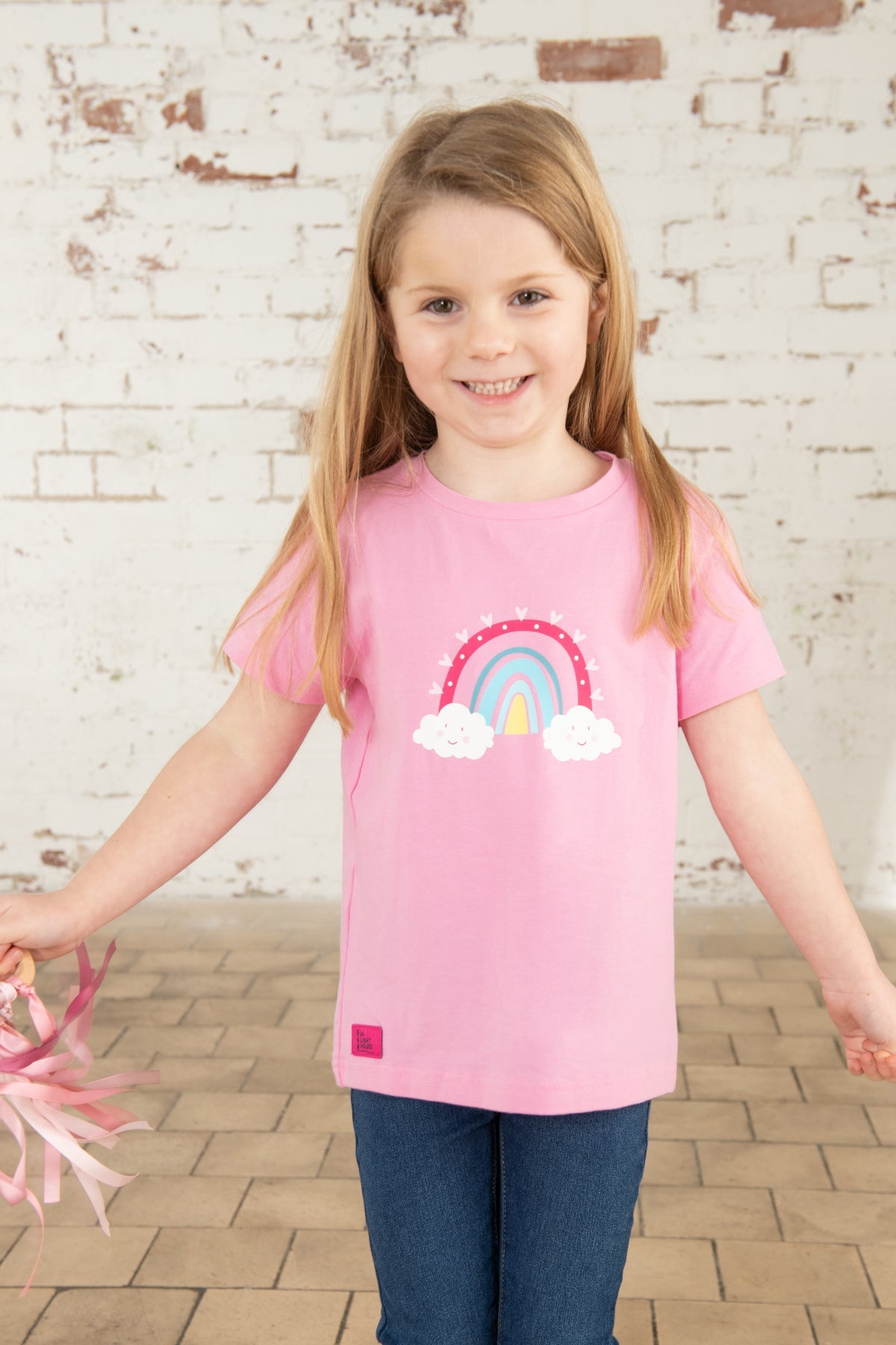 Causeway Short Sleeve - Rainbow Print-Lighthouse
