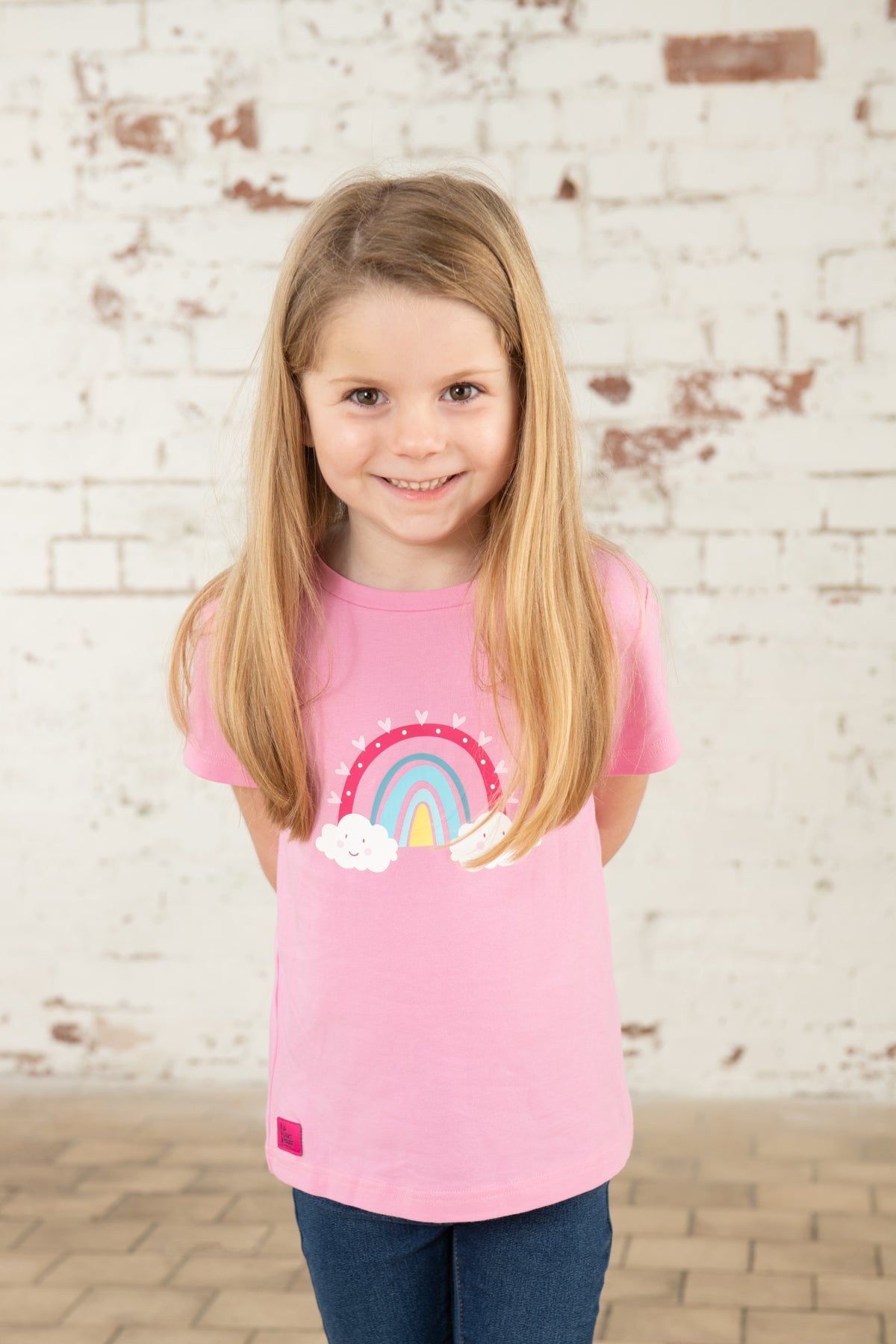 Causeway Short Sleeve - Rainbow Print-Lighthouse