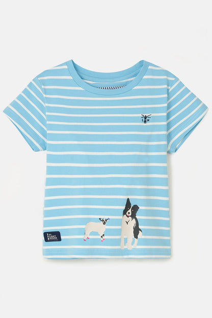 Causeway Short Sleeve - Sheepdog Lamb Print-Lighthouse