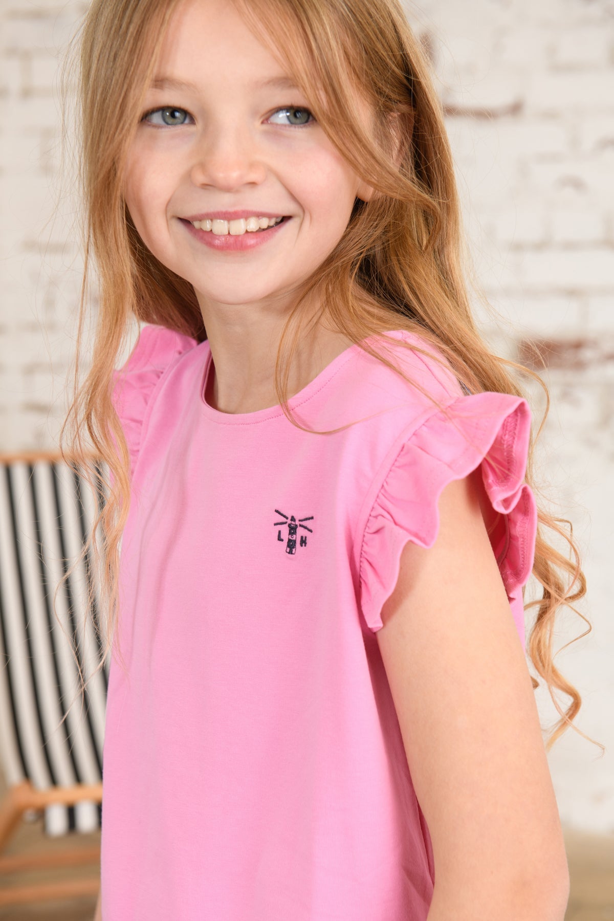 Causeway Swing Tee - Cupcake Print-Lighthouse