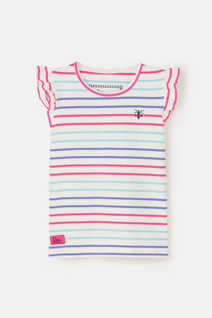 Causeway Swing Tee - Pink Purple Stripe-Lighthouse