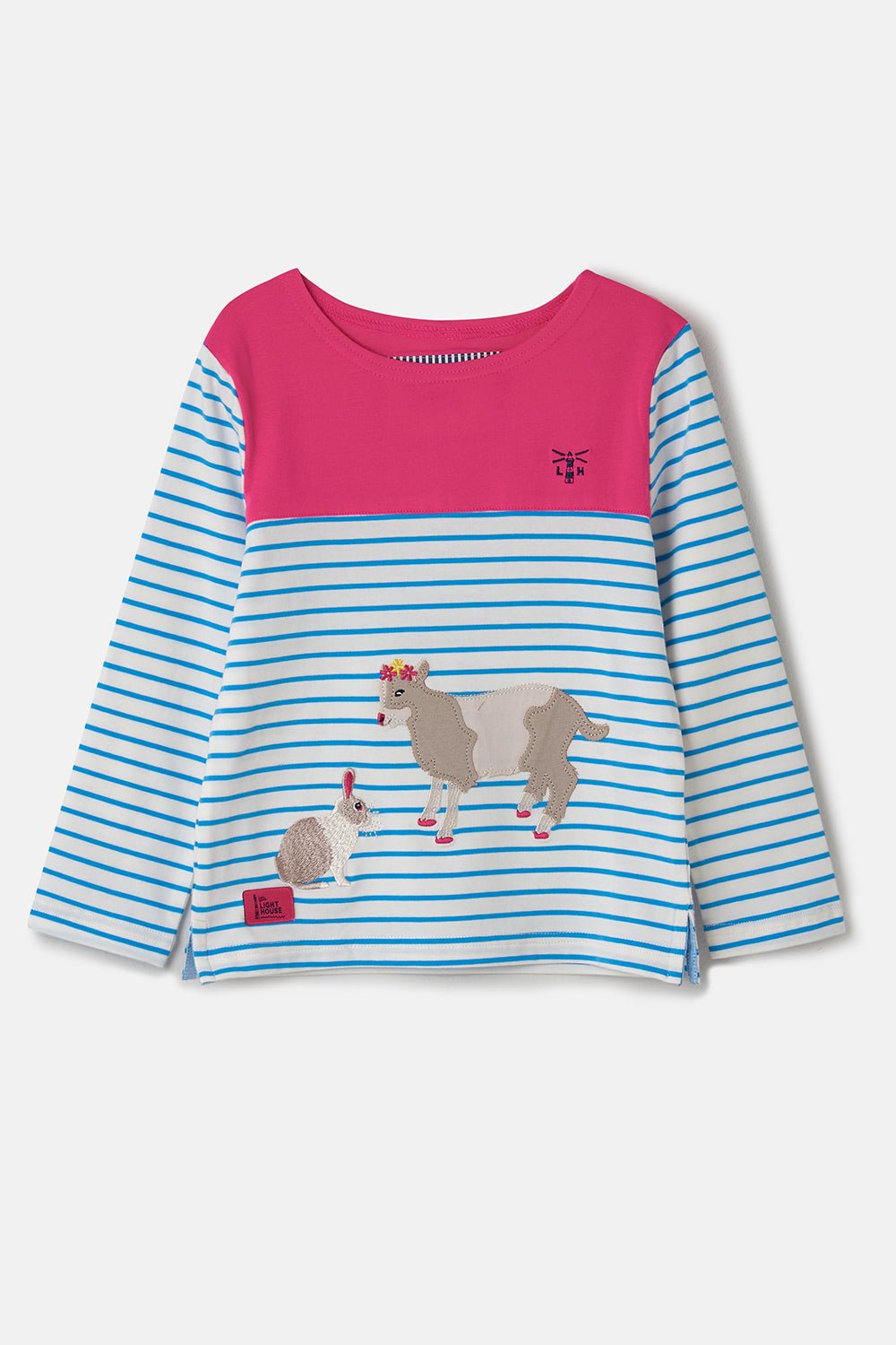 Causeway Top - Bunny Kid Print - Lighthouse