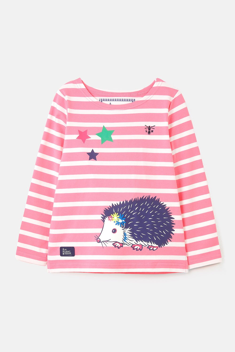 Causeway Top - Hedgehog Print - Lighthouse