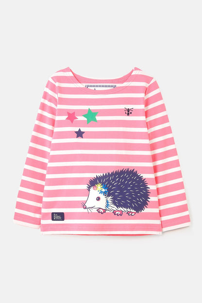 Causeway Top - Hedgehog Print-Lighthouse