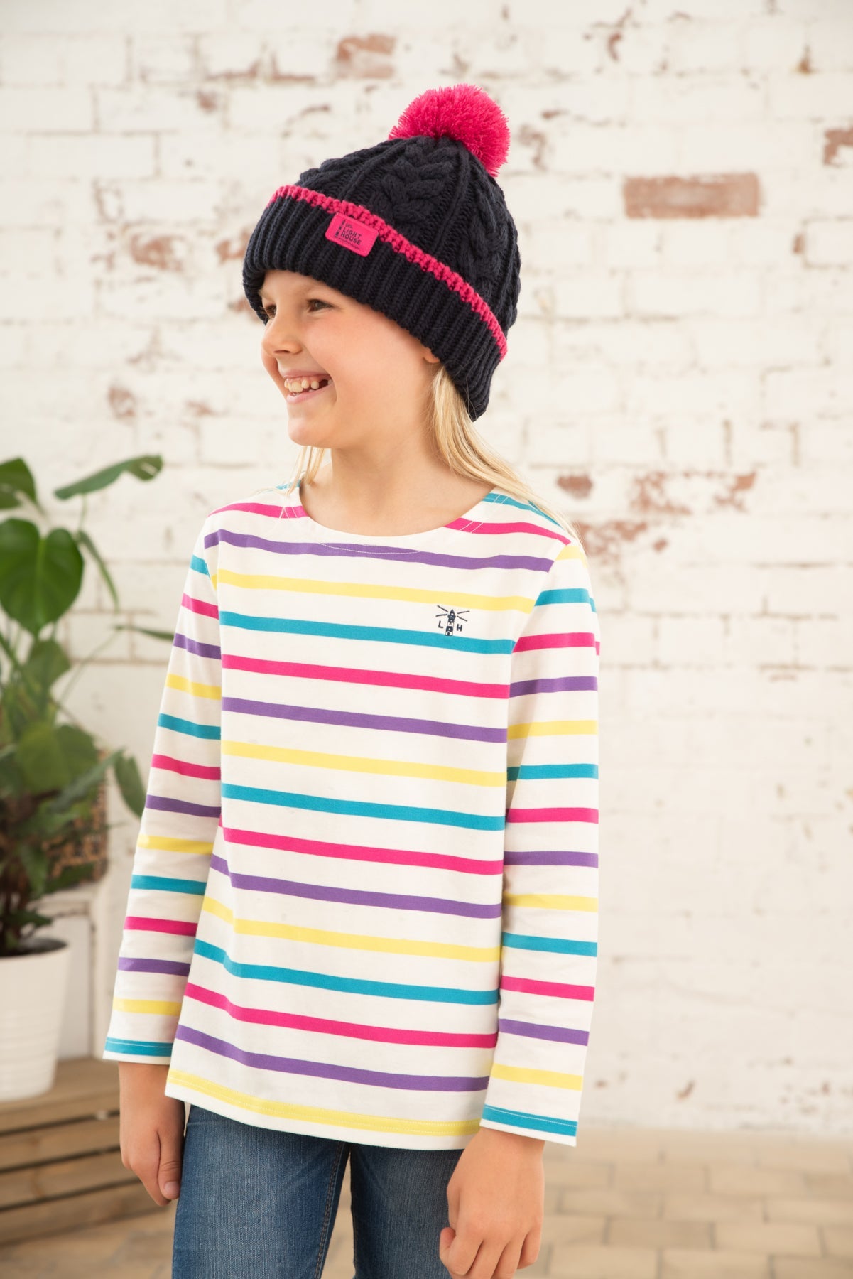 Causeway Top - New Multi Stripe - Lighthouse