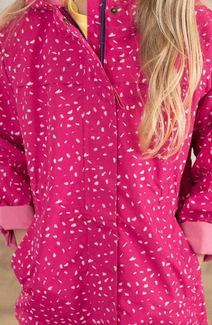 Charlotte Parka - Bright Pink Print-Lighthouse