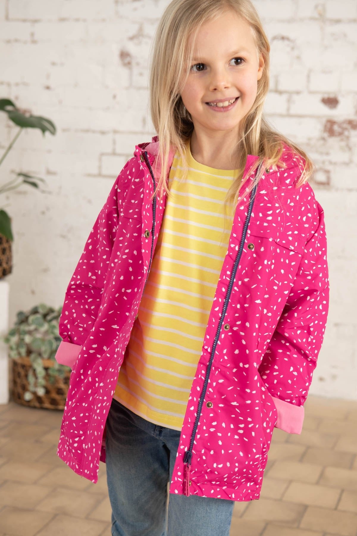 Charlotte Parka - Bright Pink Print-Lighthouse