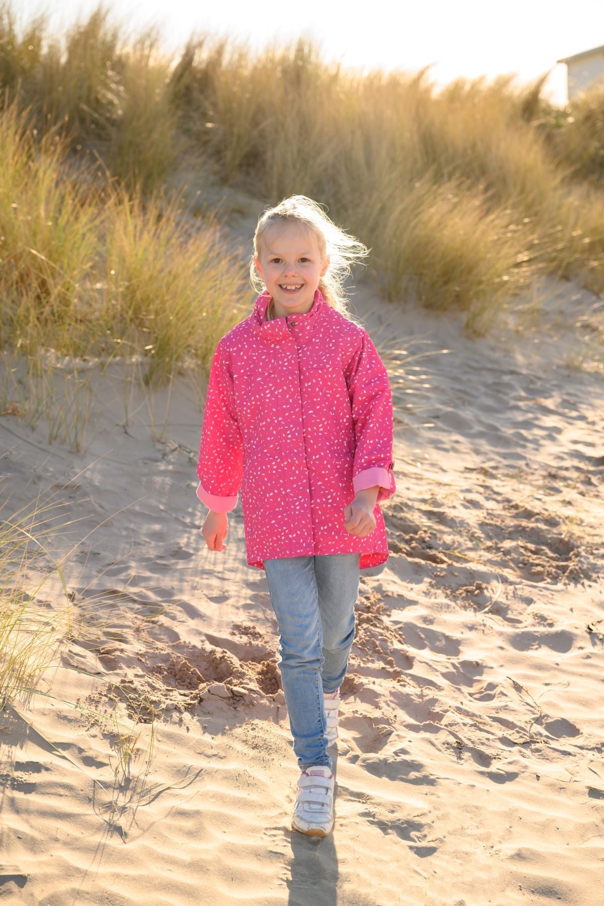 Charlotte Parka - Bright Pink Print-Lighthouse