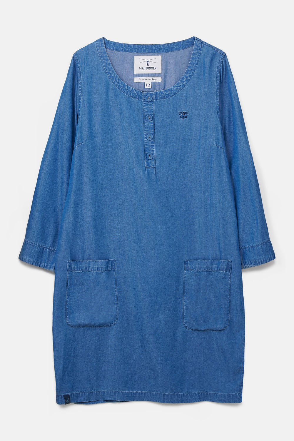 Eliza Dress - Denim-Lighthouse