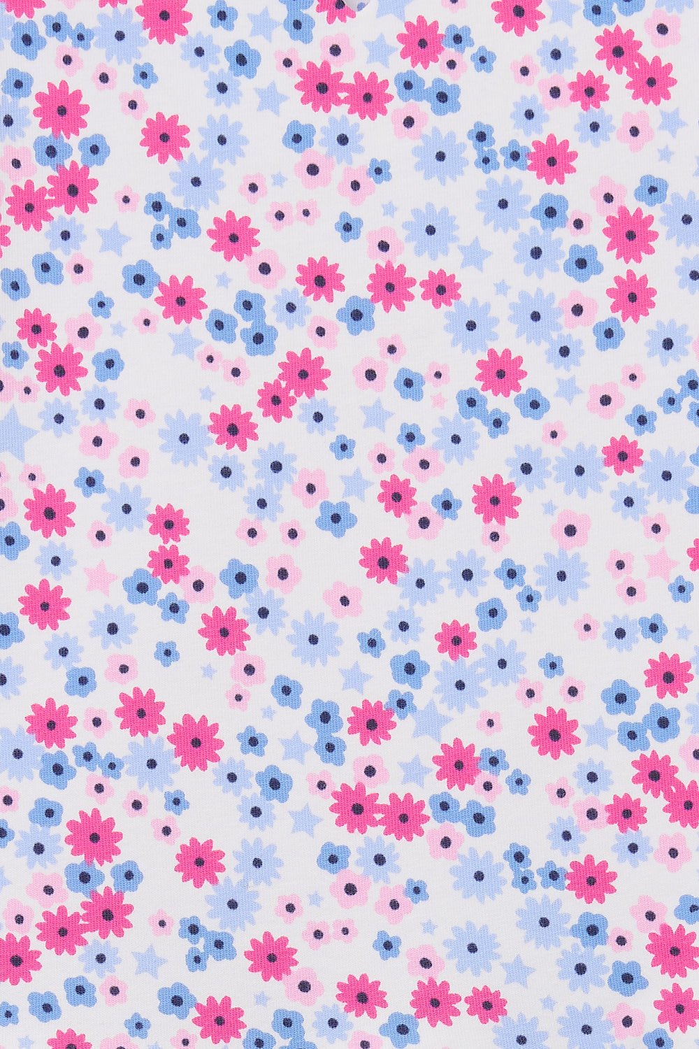 Ellie Dress - Pink Blue Floral