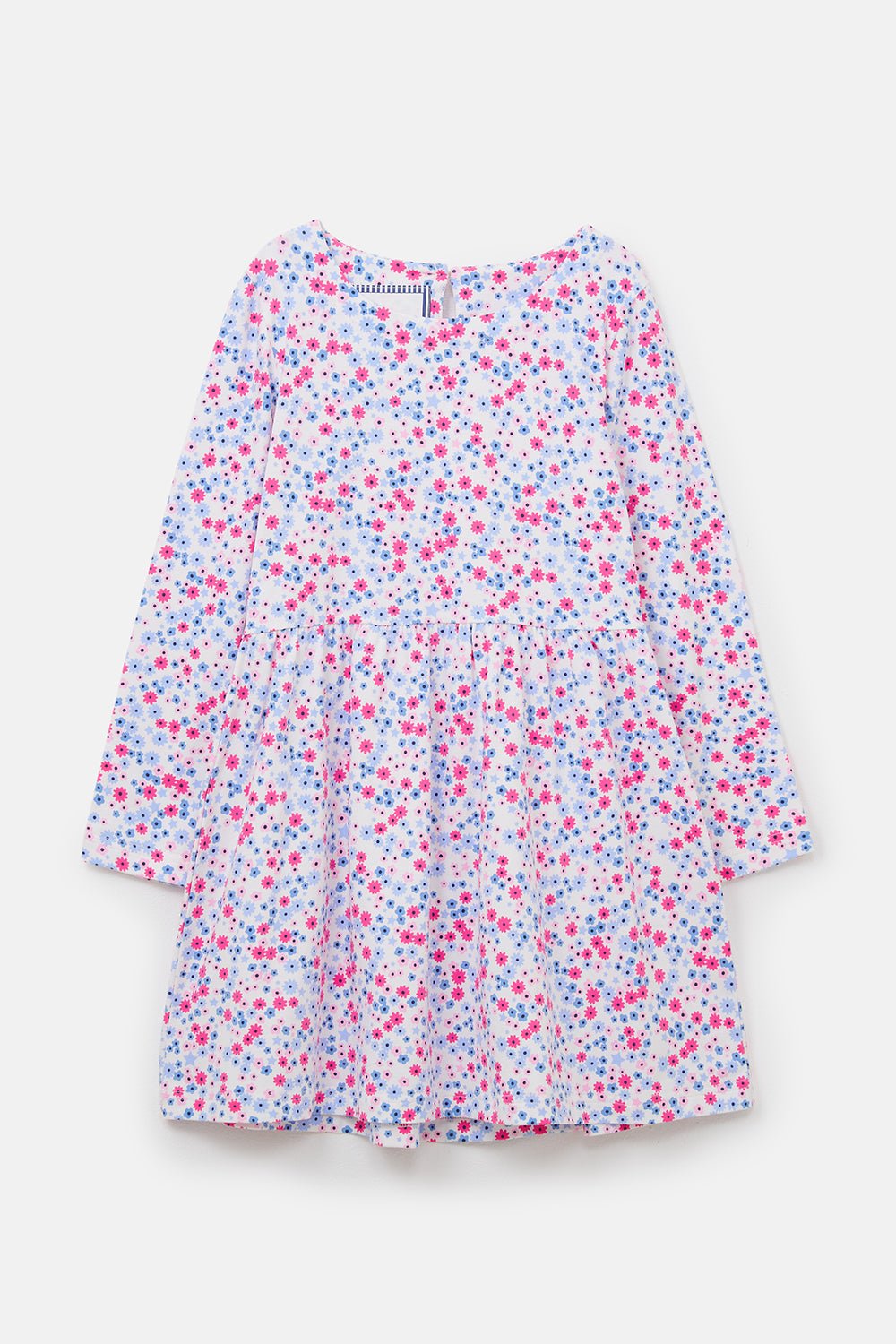Ellie Girls' Dress, Pink Blue Floral