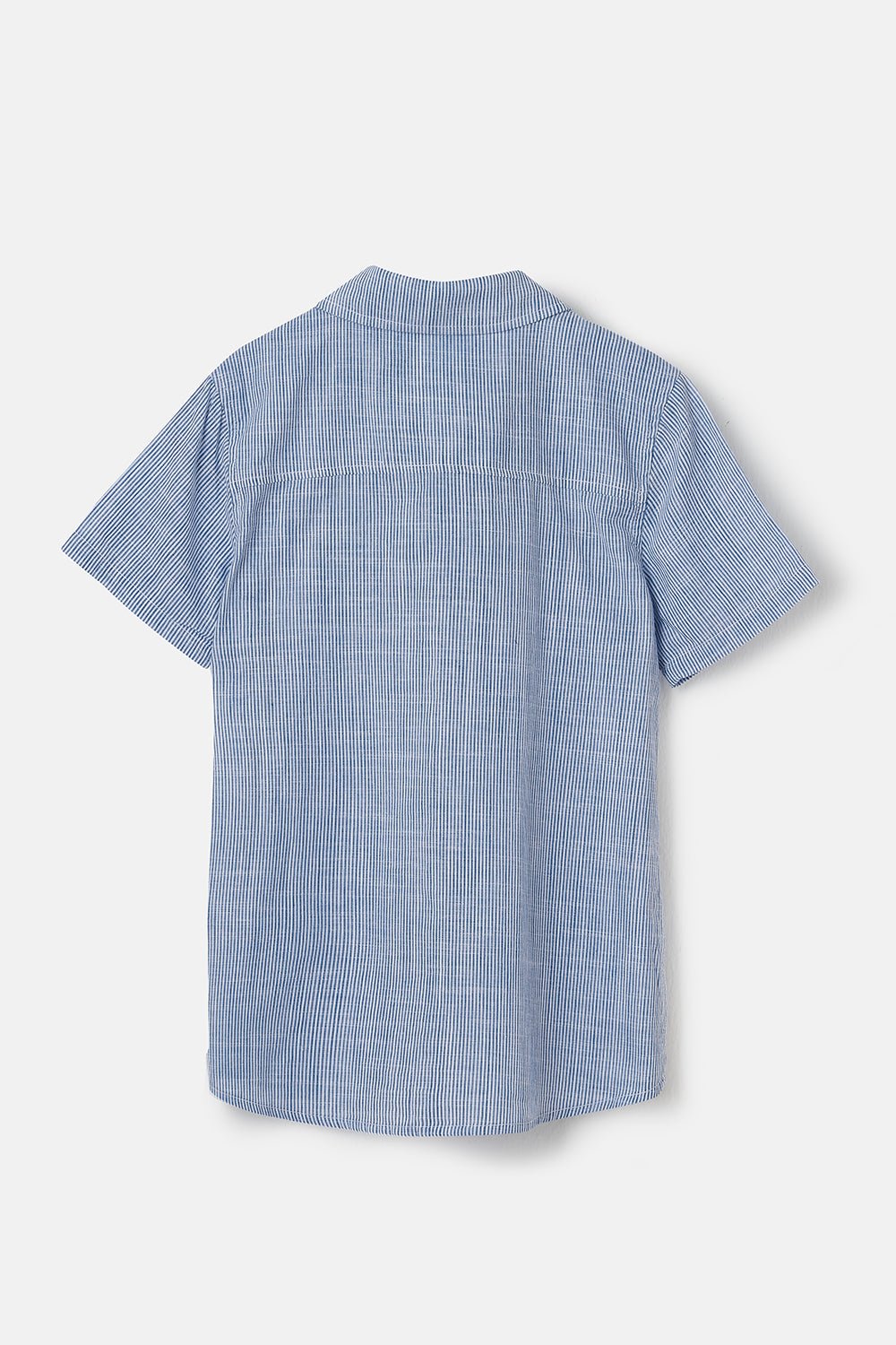 Elliot Short Sleeve Shirt - Blue Stripe - Lighthouse