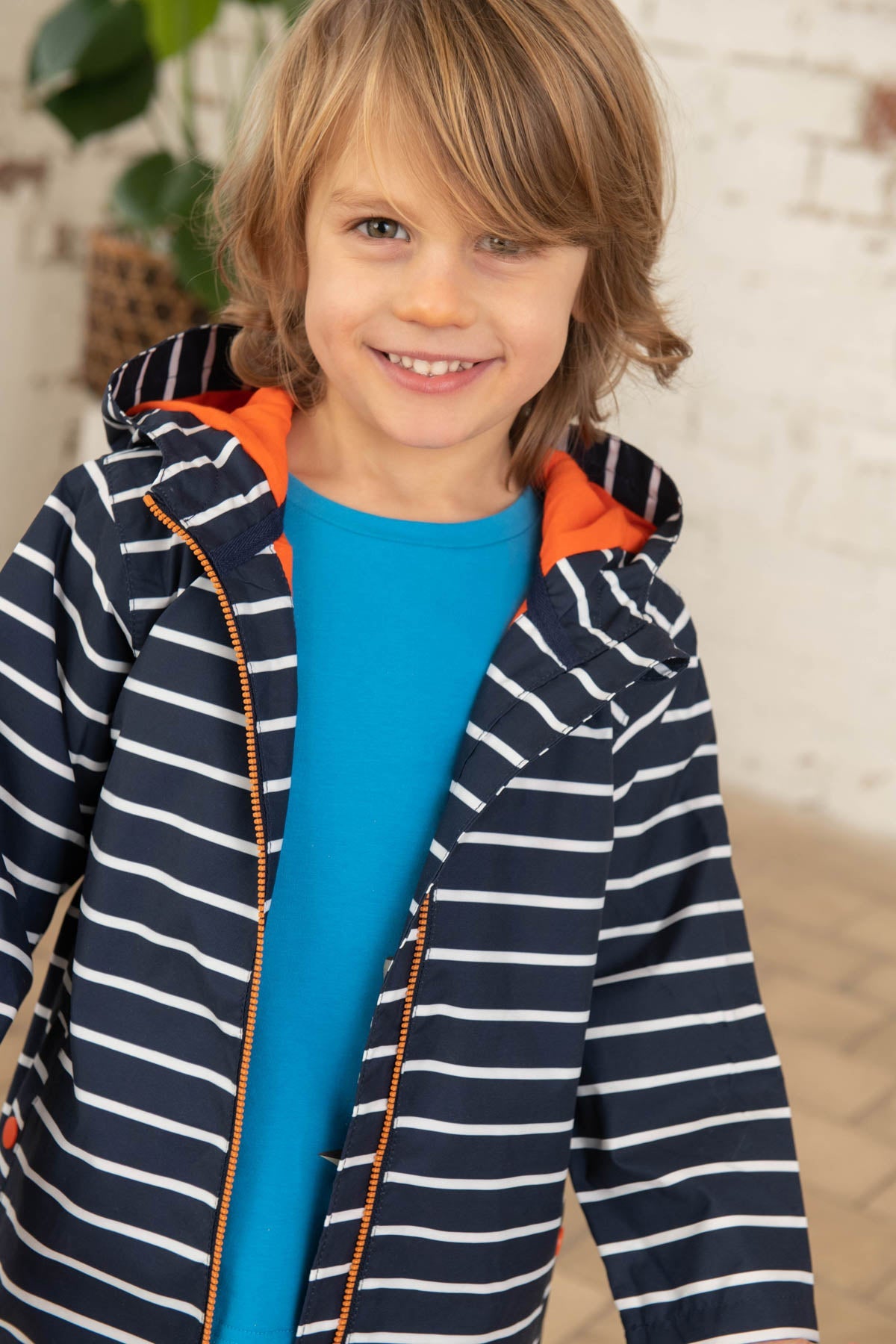 Boys navy waterproof sales jacket