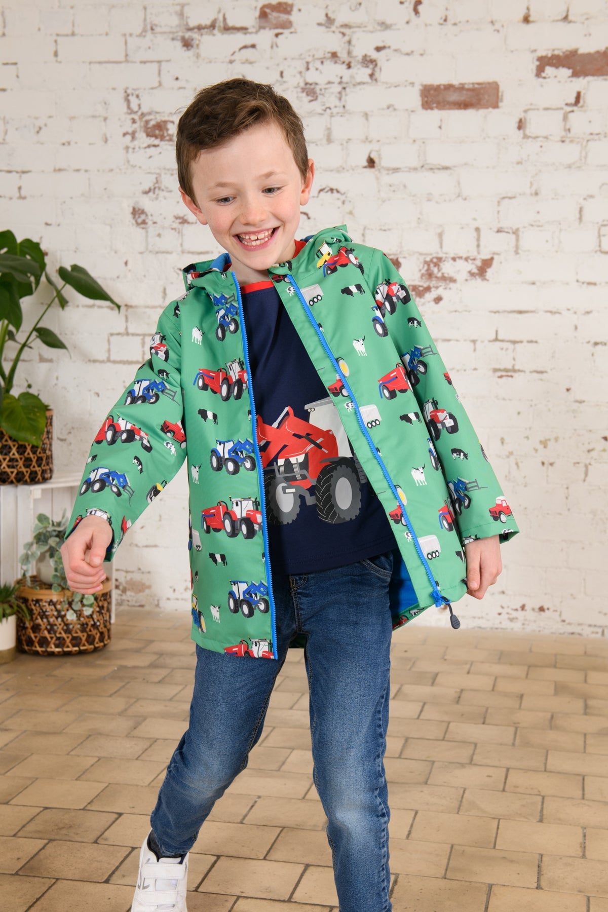 Boys tractor sales coat