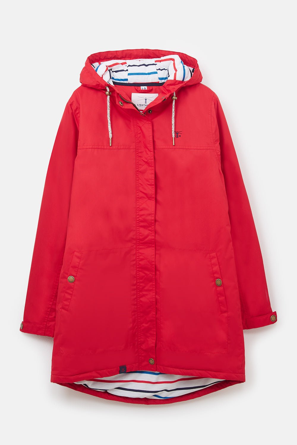 Eva Long Women's Waterproof Coat, Red