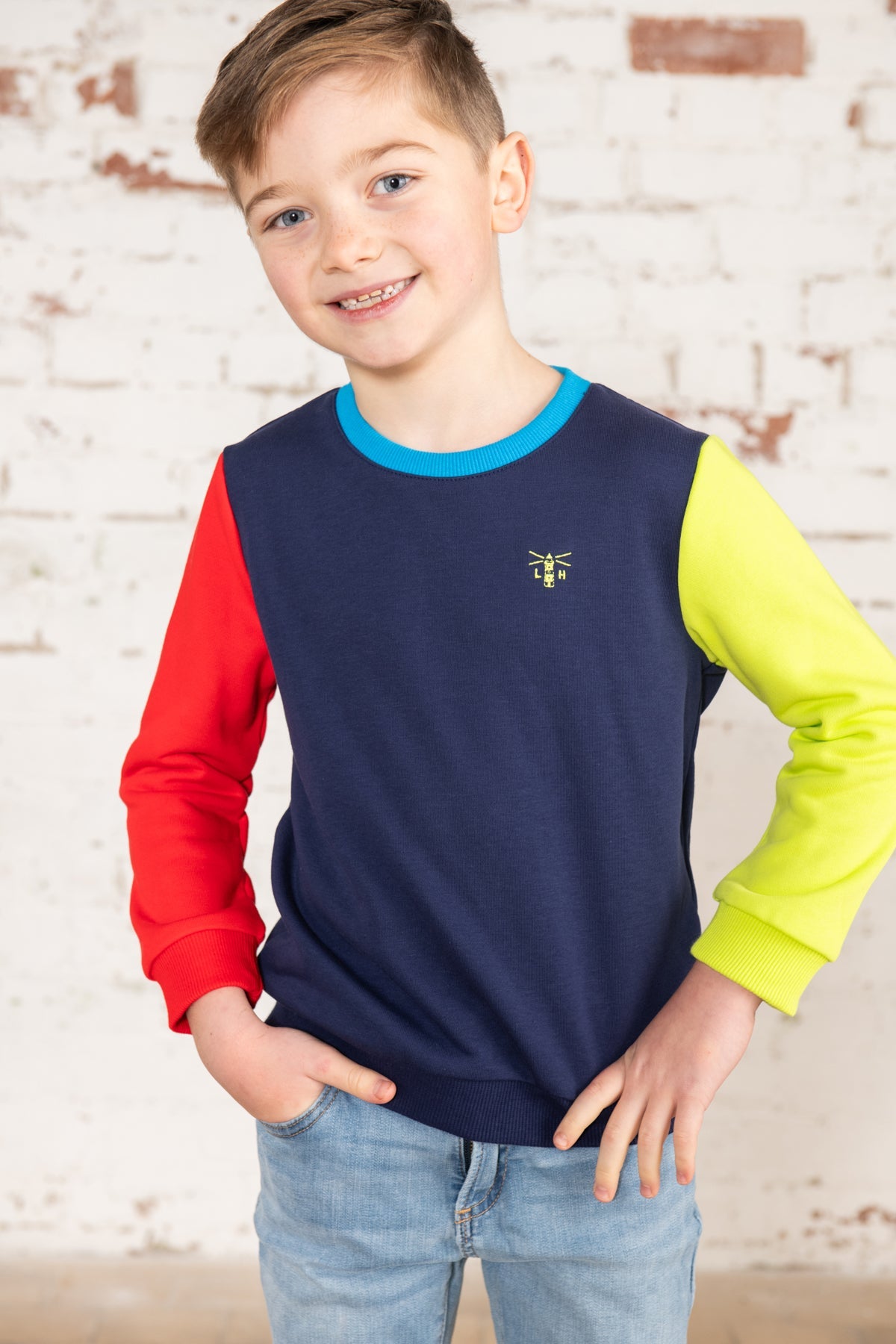 Finn Jersey - Red Lime-Lighthouse