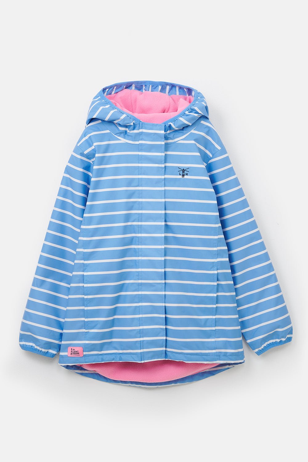 Freya Coat - Denim Stripe-Lighthouse