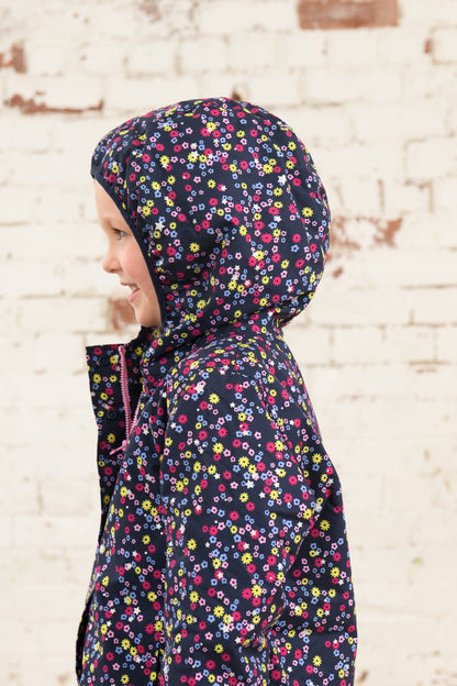 Freya Coat - Navy Floral-Lighthouse