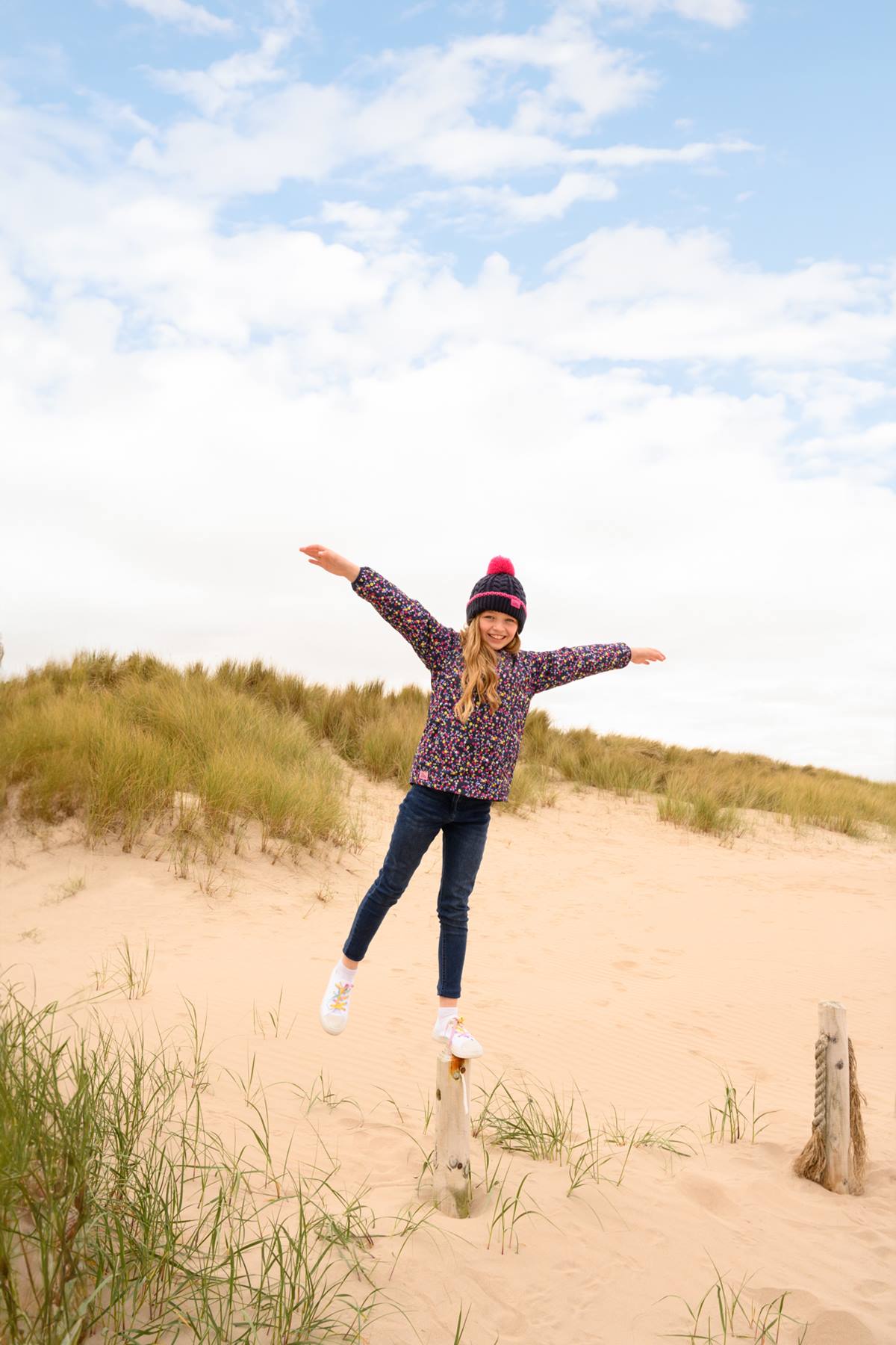 Freya Coat - Navy Floral-Lighthouse