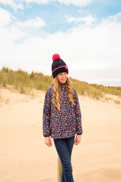 Freya Coat - Navy Floral-Lighthouse