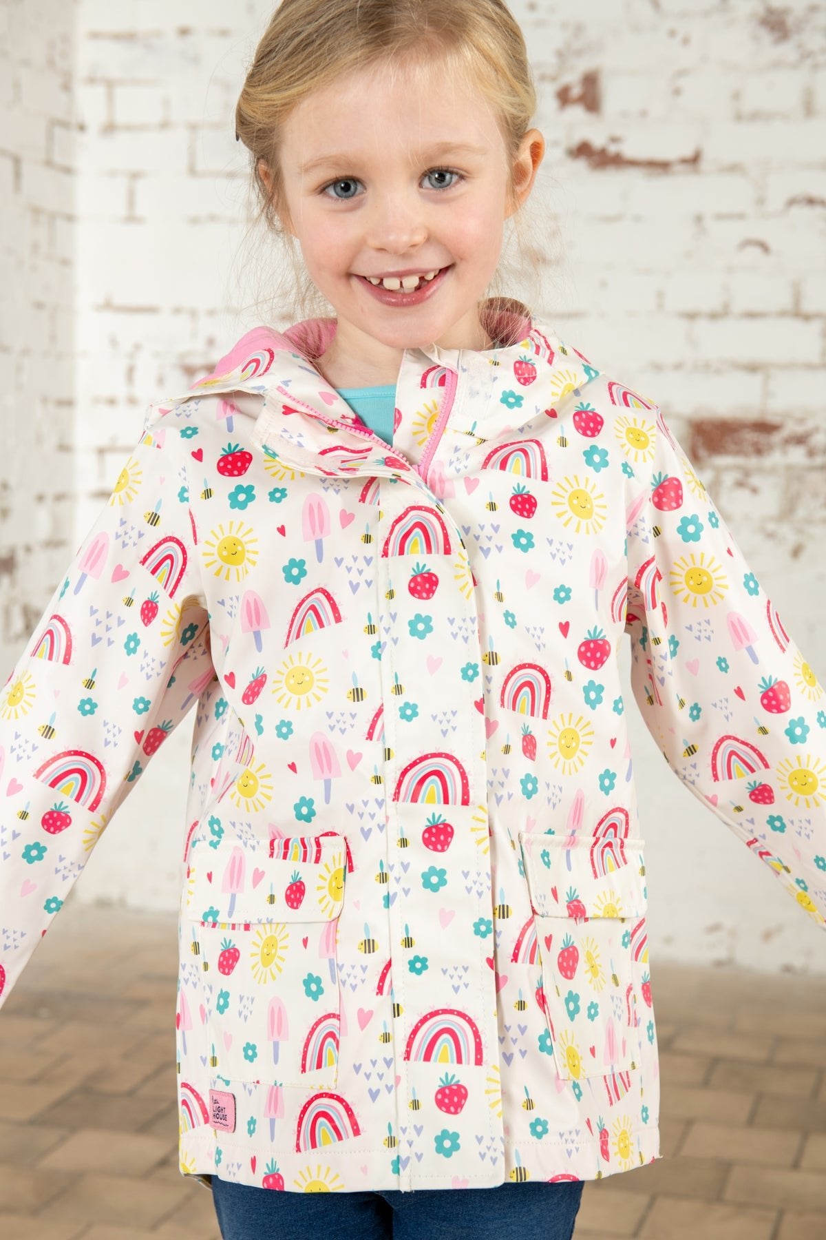 Heidi Jacket - Rainbow Sunshine-Lighthouse