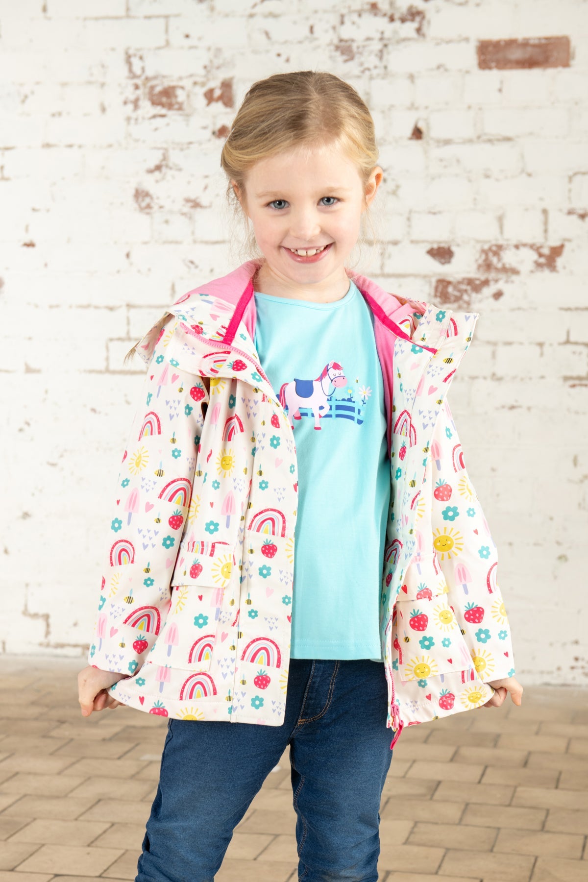 Heidi Jacket - Rainbow Sunshine-Lighthouse