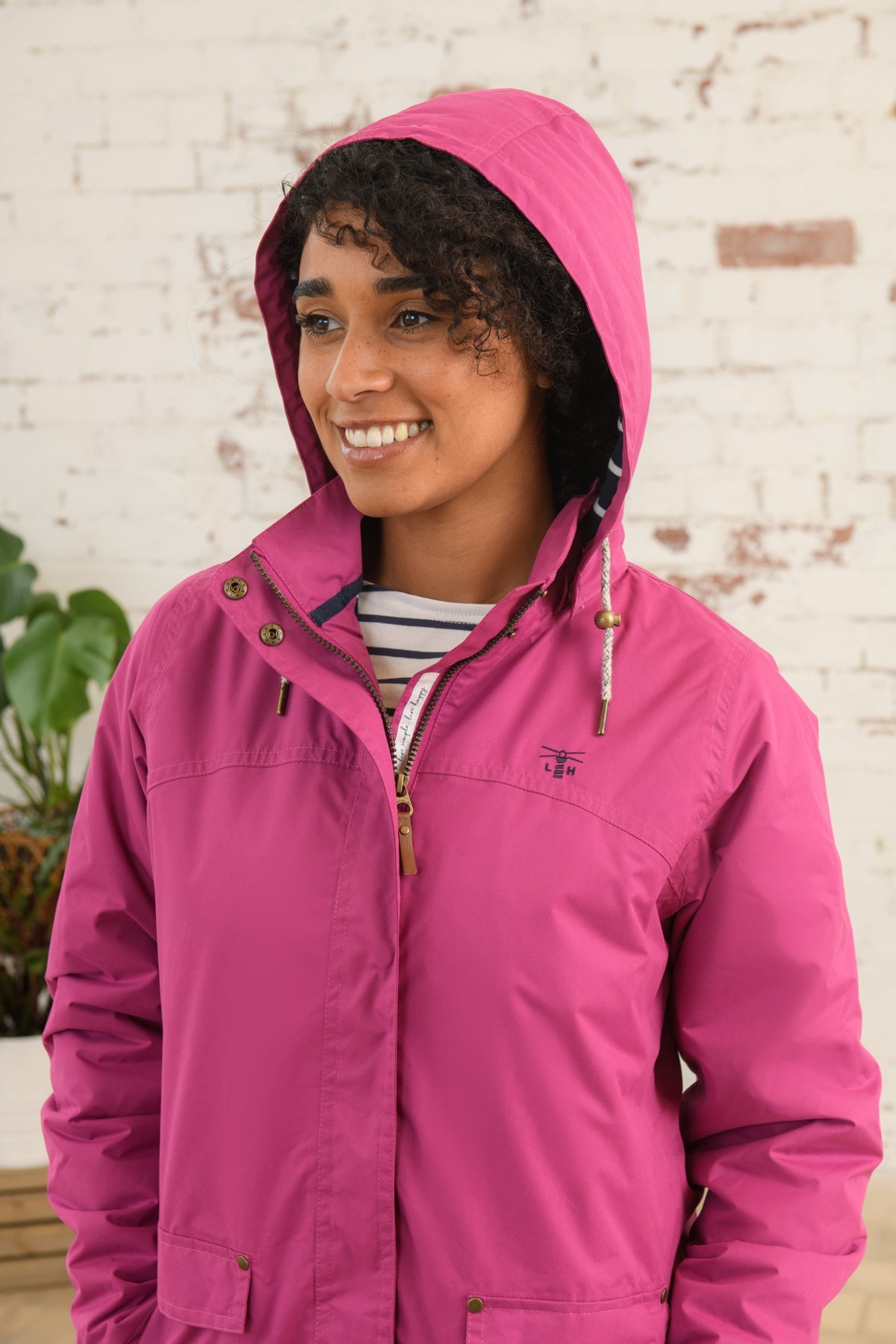 Iona Coat - Fuchsia-Lighthouse