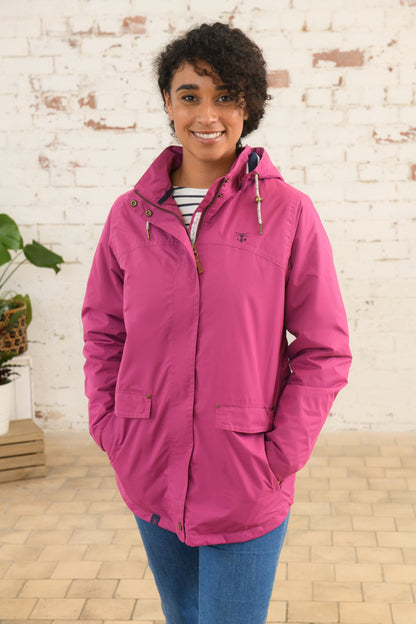 Iona Coat - Fuchsia-Lighthouse