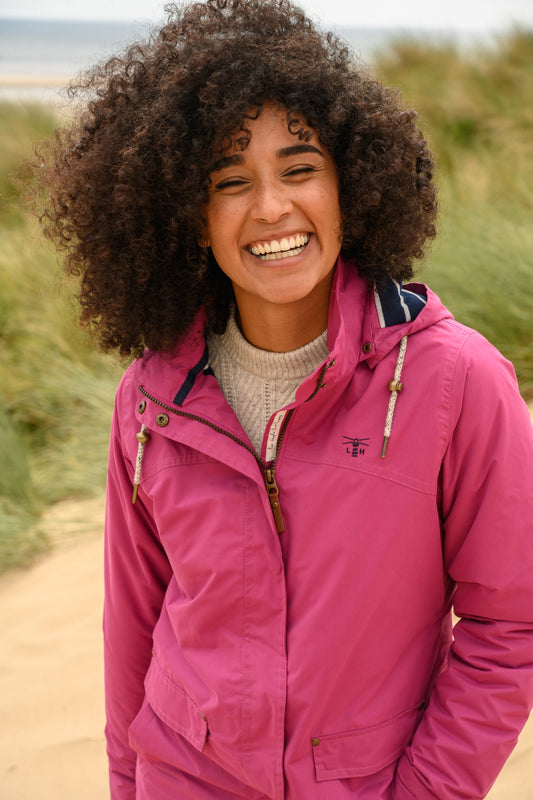 Iona Coat - Fuchsia-Lighthouse