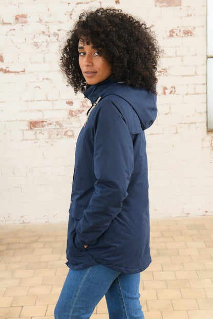 Iona Coat - Navy-Lighthouse