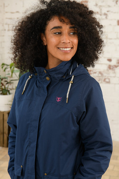 Iona Coat - Navy-Lighthouse