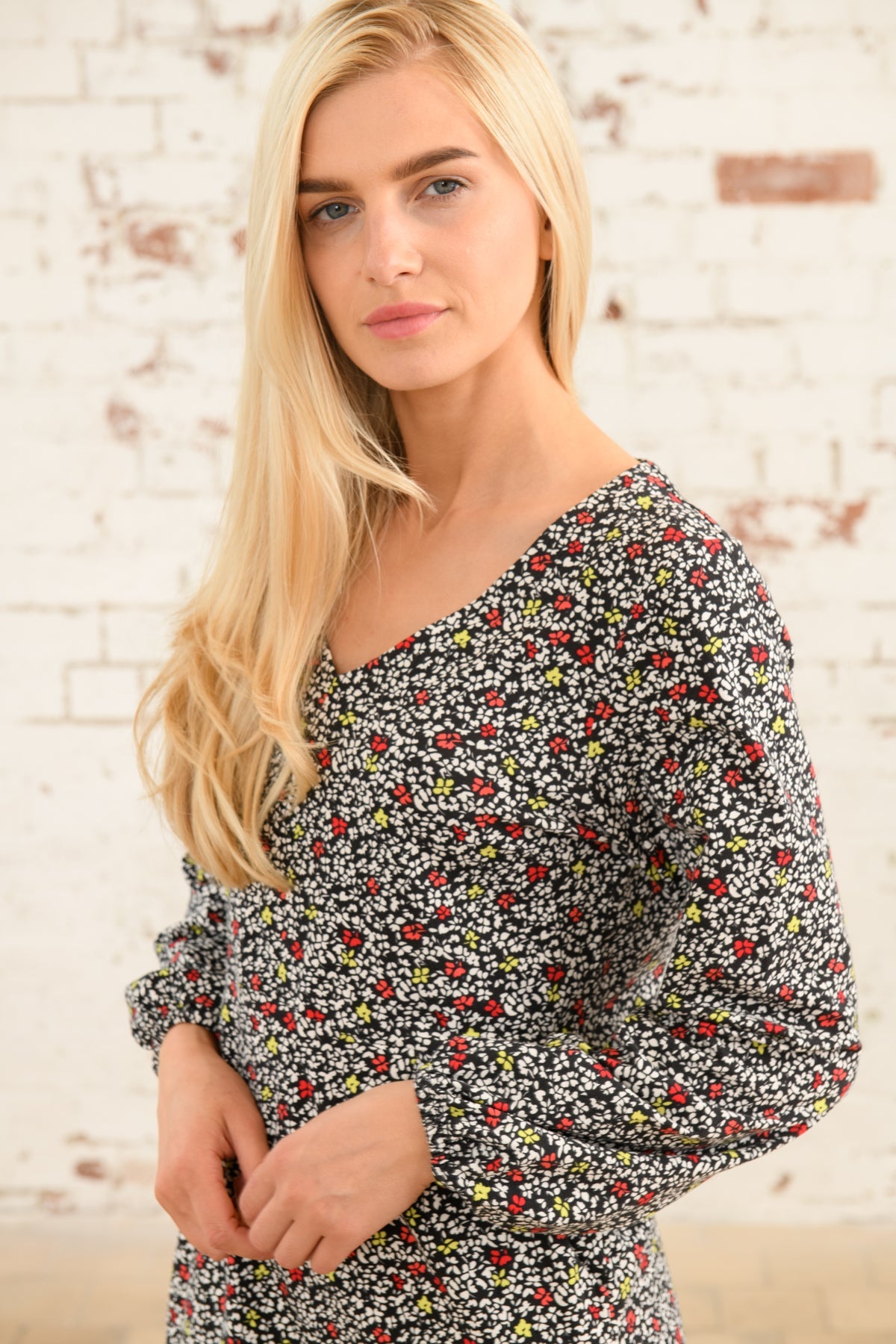 Isla Dress - Red Apple Floral-Lighthouse