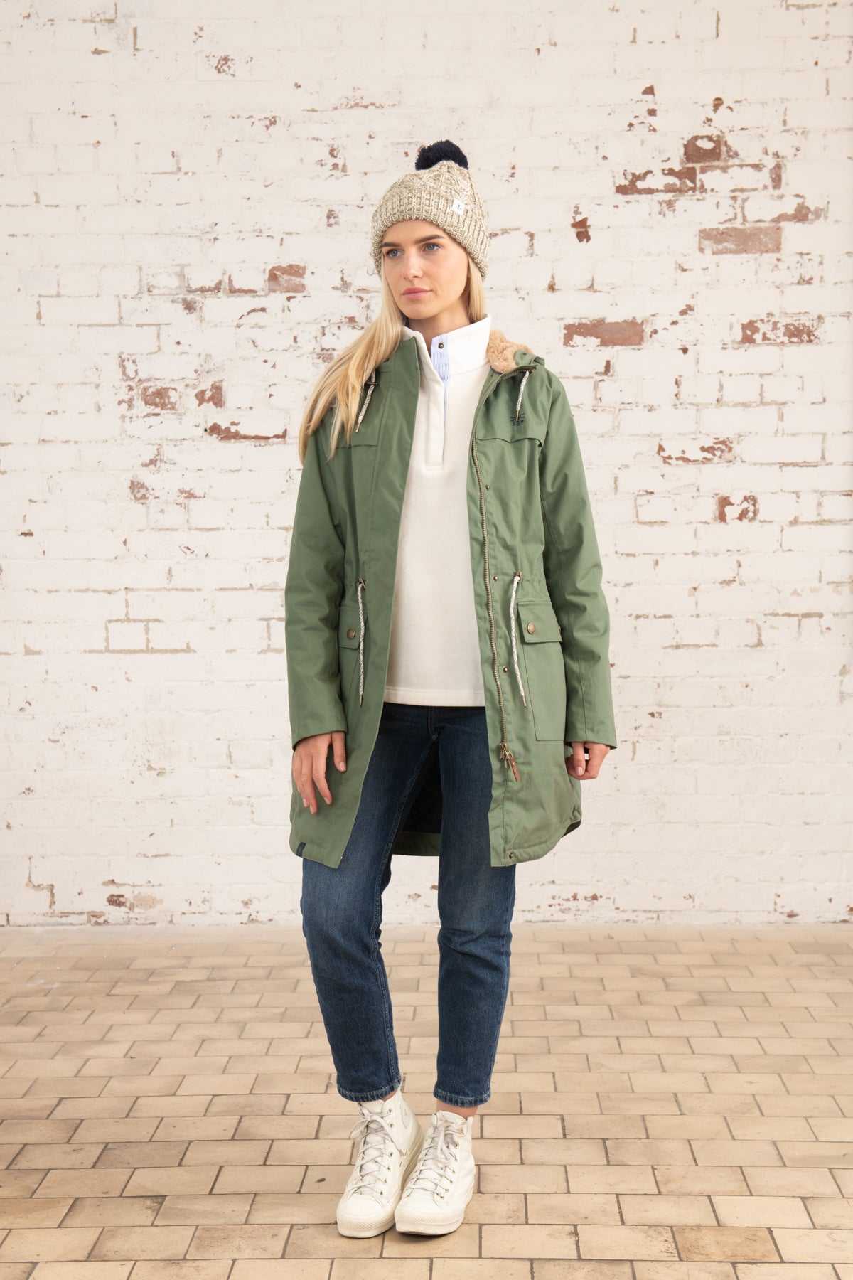 Isobel Women's Waterproof Coat, Khaki