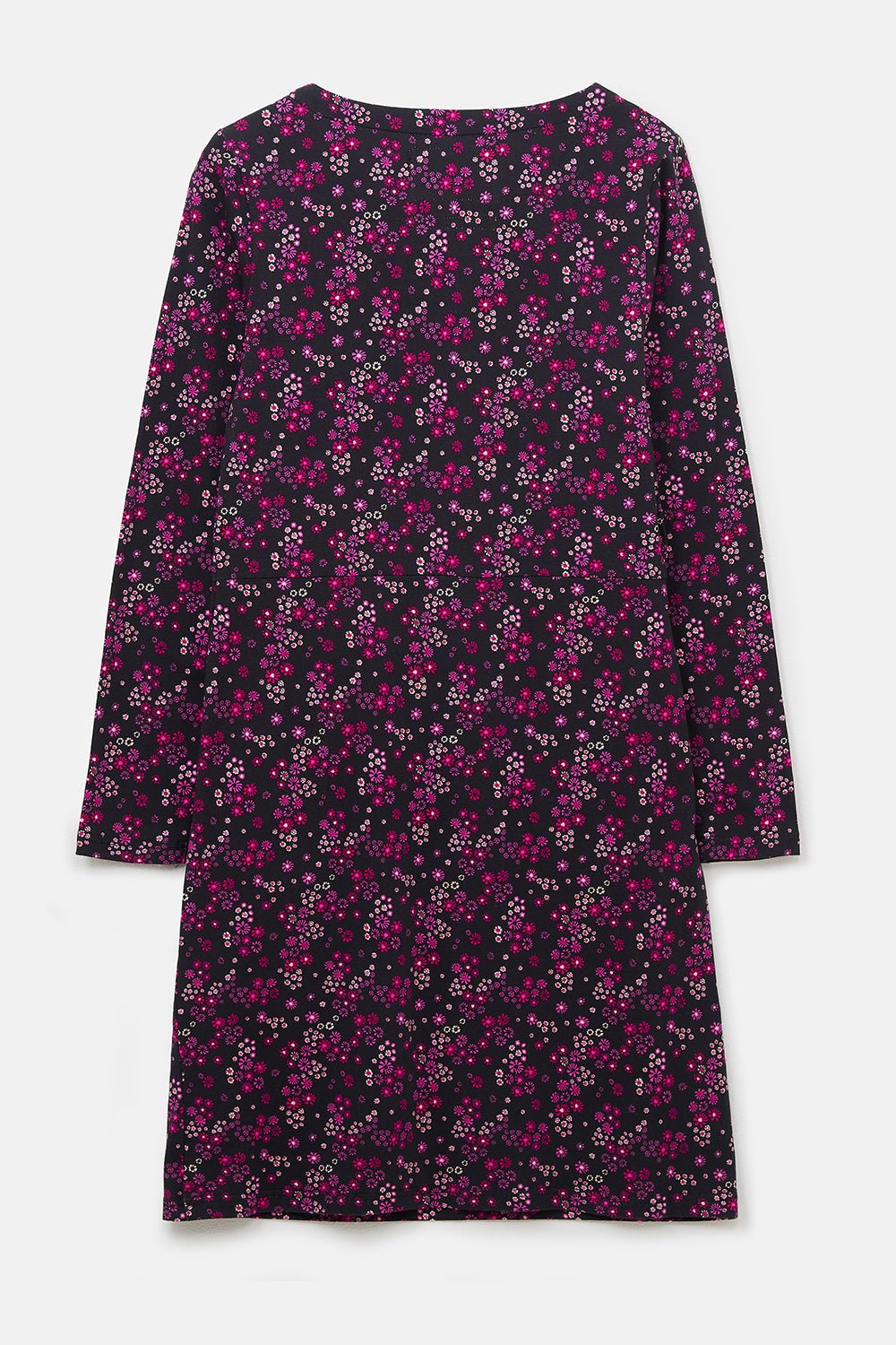 Ivy Dress - Raspberry Black Floral