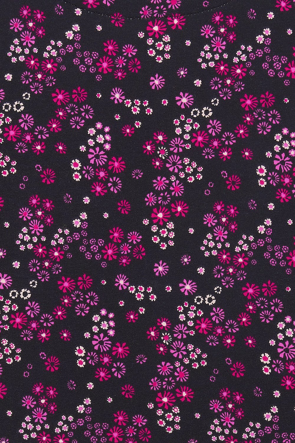 Ivy Dress - Raspberry Black Floral