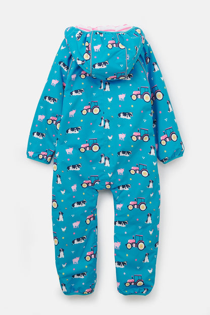 Jamie Puddlesuit - Teal Farm Print-Lighthouse